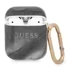 Чехол Guess Marble Collection для AirPods 2/1 Black (GUA2UNMK)