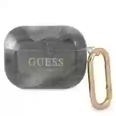 Чохол Guess Marble Collection для AirPods Pro Black (GUAPUNMK)