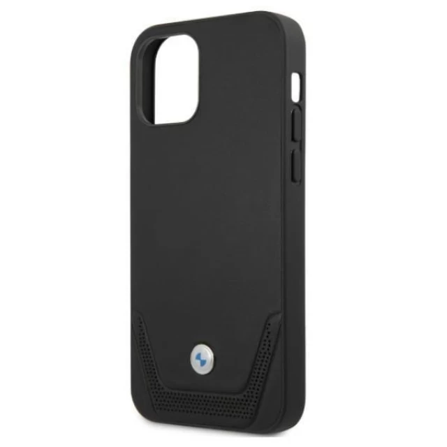 Чехол BMW для iPhone 12 | 12 Pro Leather Perforate Black (BMHCP12MRSWPK)