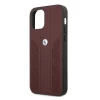 Чехол BMW для iPhone 12 | 12 Pro Leather Curve Perforate Red (BMHCP12MRSPPR)