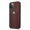 Чехол BMW для iPhone 12 Pro Max Leather Curve Perforate Red (BMHCP12LRSPPR)