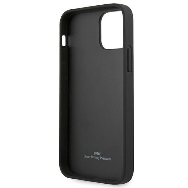 Чехол BMW для iPhone 12 Pro Max Leather Perforate Black (BMHCP12LRSPPK)