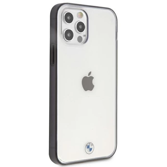 Чохол BMW для iPhone 12 | 12 Pro Signature Collection Transparent (BMHCP12MPCUMRBK)