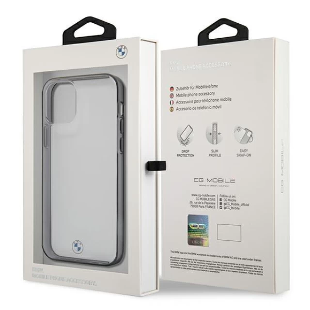 Чехол BMW для iPhone 12 | 12 Pro Signature Collection Transparent (BMHCP12MPCUMRBK)