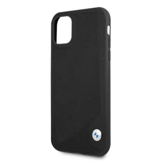 Чохол BMW для iPhone 11 Leather Deboss Black (BMHCN61RCDPK)