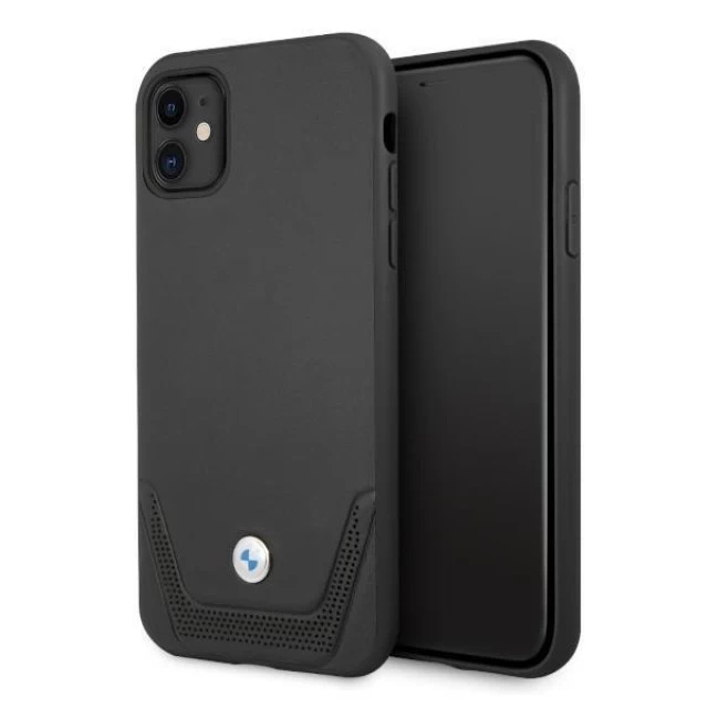 Чехол BMW для iPhone 11 Leather Perforate Black (BMHCN61RSWPK)
