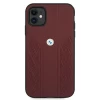 Чехол BMW для iPhone 11 Leather Curve Perforate Red (BMHCN61RSPPR)