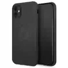 Чехол BMW для iPhone 11 Leather Embossed Black (BMHCN61REELK)