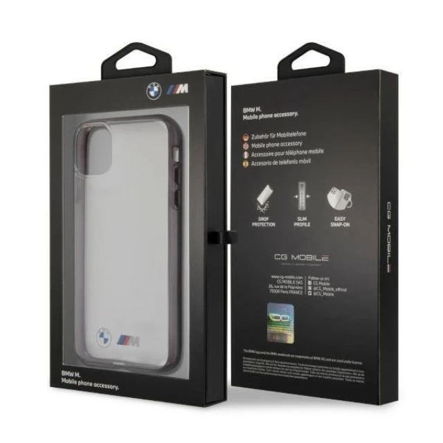 Чохол BMW для iPhone 11 Sandblast Transparent (BMHCN61MBTOK)