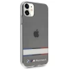 Чехол BMW для iPhone 11 Tricolor Stripes Transparent (BMHCN61SHTWK)