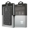 Чохол Mercedes для iPhone 12 | 12 Pro Silver Stars Pattern Black (MEHCP12MESPBK)