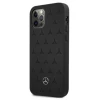Чохол Mercedes для iPhone 12 Pro Max Leather Stars Pattern Black (MEHCP12LPSQBK)