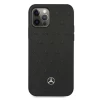 Чехол Mercedes для iPhone 12 Pro Max Leather Stars Pattern Black (MEHCP12LPSQBK)
