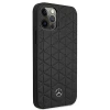 Чохол Mercedes для iPhone 12 Pro Max Leather Quilted Embossed Black (MEHCP12LSPSBK)