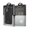 Чехол Mercedes для iPhone 12 | 12 Pro Leather Perforated Area Black (MEHCP12MCDOBK)