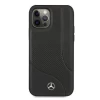 Чохол Mercedes для iPhone 12 Pro Max Leather Perforated Area Black (MEHCP12LCDOBK)