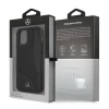 Чехол Mercedes для iPhone 12 Pro Max Leather Perforated Area Black (MEHCP12LCDOBK)