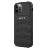 Чехол Mercedes для iPhone 12 Pro Max Leather Debossed Lines Black (AMHCP12LGSEBK)