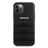 Чехол Mercedes для iPhone 12 Pro Max Leather Debossed Lines Black (AMHCP12LGSEBK)