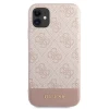 Чохол Guess 4G Stripe Collection для iPhone 11 Pink (GUHCN61G4GLPI)