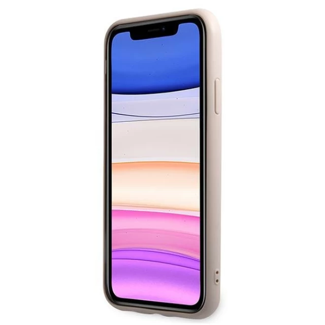 Чехол Guess 4G Stripe Collection для iPhone 11 Pink (GUHCN61G4GLPI)