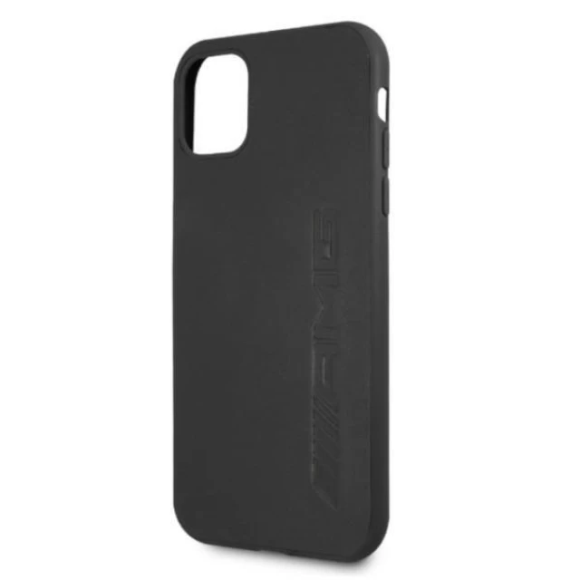 Чехол Mercedes для iPhone 11 Leather Hot Stamped Black (AMHCN61DOLBK)