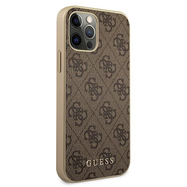 Чохол Guess 4G Collection для iPhone 12 | 12 Pro Brown (GUHCP12MG4GB)