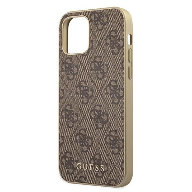 Чохол Guess 4G Collection для iPhone 12 | 12 Pro Brown (GUHCP12MG4GB)