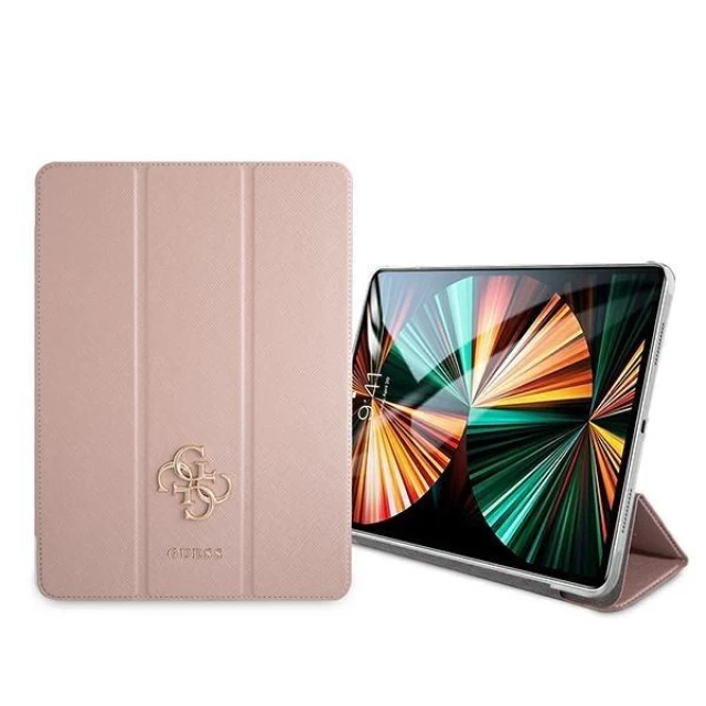 Чехол Guess Book Cover для iPad Pro 11 2021 Pink Saffiano Collection (GUE001477)