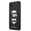 Чохол Karl Lagerfeld Saffiano Iconic Karl and Choupette Head для Samsung Galaxy A22 Black (KLHCSA22SAKICKCBK)