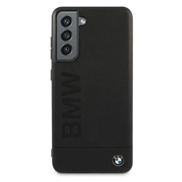 Чехол BMW для Samsung Galaxy S21 FE G990 Signature Logo Imprint Black (BMHCS21FESLLBK)