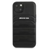 Чехол Mercedes для iPhone 13 Leather Debossed Lines Black (AMHCP13MGSEBK)