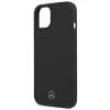 Чехол Mercedes для iPhone 13 Silicone Line Black (MEHCP13MSILBK)