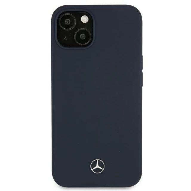 Чохол Mercedes для iPhone 13 Silicone Line Navy (MEHCP13MSILNA)