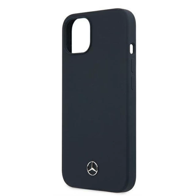 Чехол Mercedes для iPhone 13 Silicone Line Navy (MEHCP13MSILNA)