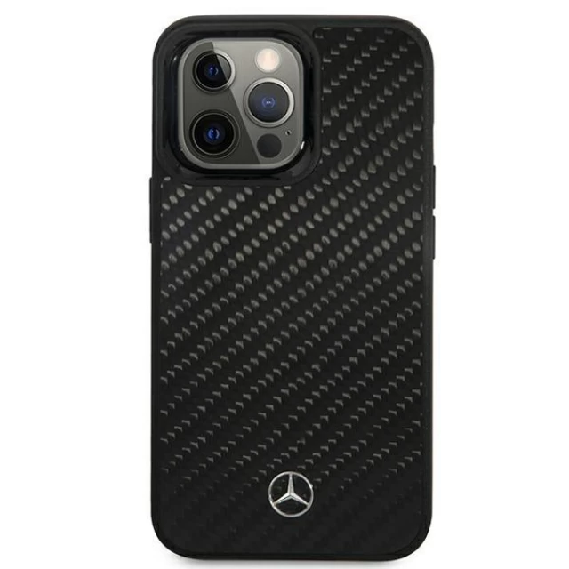 Чехол Mercedes для iPhone 13 Pro Max Dynamic Line Black (MEHCP13XRCABK)