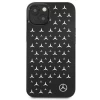 Чехол Mercedes для iPhone 13 mini Silver Stars Pattern Black (MEHCP13SESPBK)