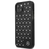 Чохол Mercedes для iPhone 13 Silver Stars Pattern Black (MEHCP13MESPBK)