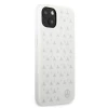 Чехол Mercedes для iPhone 13 Silver Stars Pattern White (MEHCP13MESPWH)