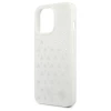 Чехол Mercedes для iPhone 13 Pro Max Silver Stars Pattern White (MEHCP13XESPWH)