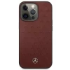 Чехол Mercedes для iPhone 13 Pro Max Leather Stars Pattern Red (MEHCP13XPSQRE)