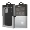Чехол Mercedes для iPhone 13 | 13 Pro Meshed Metal Logo Black (MEHCP13LMBLBK)
