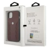 Чехол BMW для iPhone 13 Leather Curve Perforate Red (BMHCP13MRSPPR)