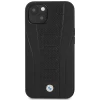 Чехол BMW Leather Debossed Lines для iPhone 13 Black (BMHCP13MRPSLK)