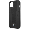 Чохол BMW Leather Debossed Lines для iPhone 13 Black (BMHCP13MRPSLK)