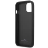 Чехол BMW Leather Debossed Lines для iPhone 13 Black (BMHCP13MRPSLK)