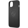 Чехол BMW Leather Embossed для iPhone 13 Black (BMHCP13MREELK)