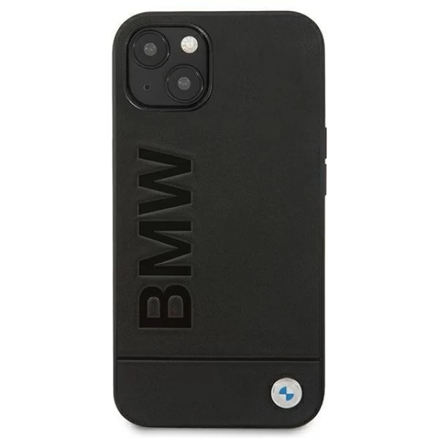 Чехол BMW для iPhone 13 Signature Logo Imprint Black (BMHCP13MSLLBK)