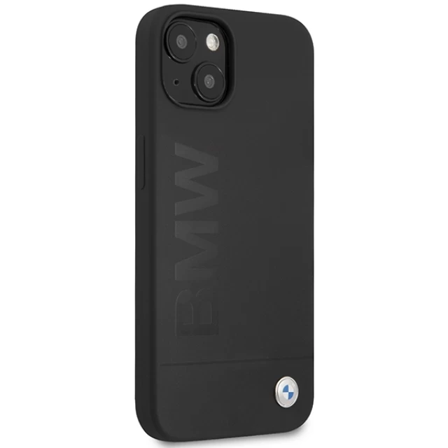 Чохол BMW Silicone Signature Logo для iPhone 13 Black (BMHCP13MSLBLBK)