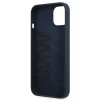 Чехол BMW для iPhone 13 Silicone Signature Navy (BMHCP13MSILNA)